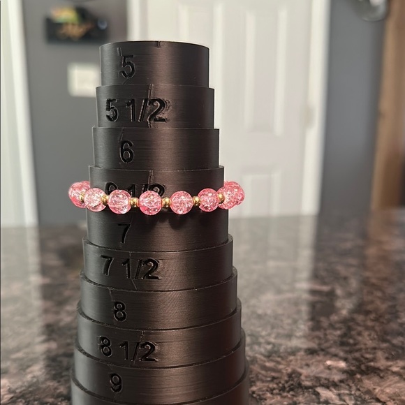 Butterfly Charm Bracelet Pink Butterfly and Sparkling Beads Dangling Accent NWT - Picture 3 of 8